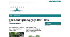 Desktop Screenshot of landformblog.co.uk